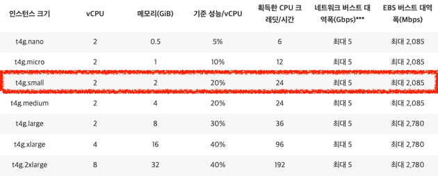t4g 유형